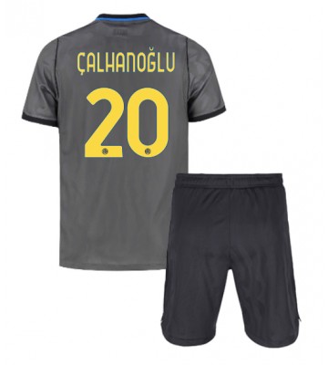 Inter Milan Hakan Calhanoglu #20 Tredjetrøje Børn 2026-27 Kortærmet (+ Korte bukser)